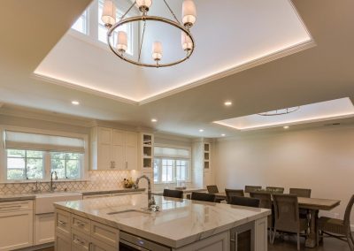 Kitchen Pot Lights In Richmond Hill House by IMAS Electric